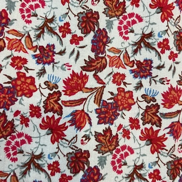 Universal Thread Floral Maxi Dress Button Front Long Sleeve Pockets - Picture 3 of 12